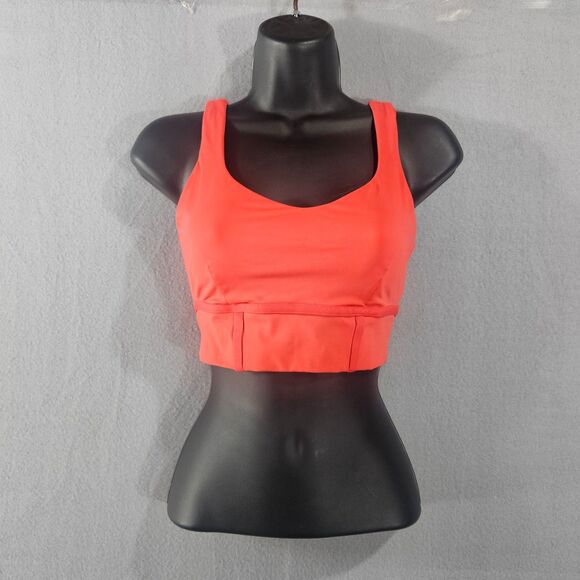 Joy Lab XS Sports Bra Seam Detailing High Impact Rich Colorful Deep Coral - Picture 1 of 7